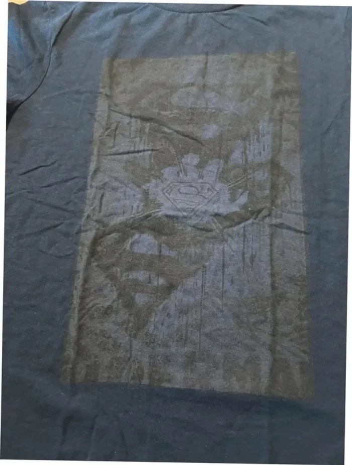 T-shirt dc comics bleu manche courte taille S très bon état - photo numéro 2