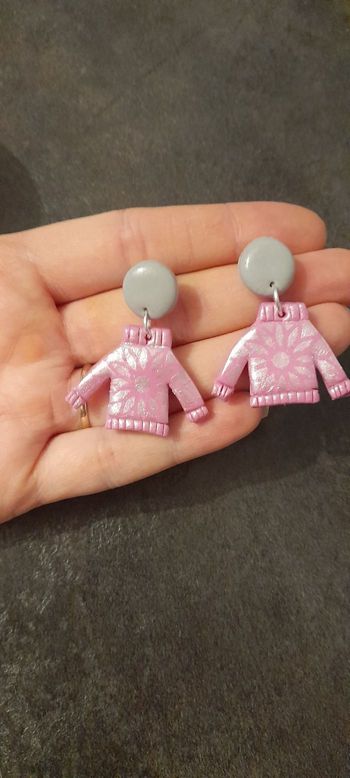 Boucles d'oreilles pull