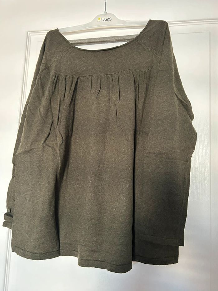 Pull Ba&Sh kaki T. 2 Lea - photo numéro 3