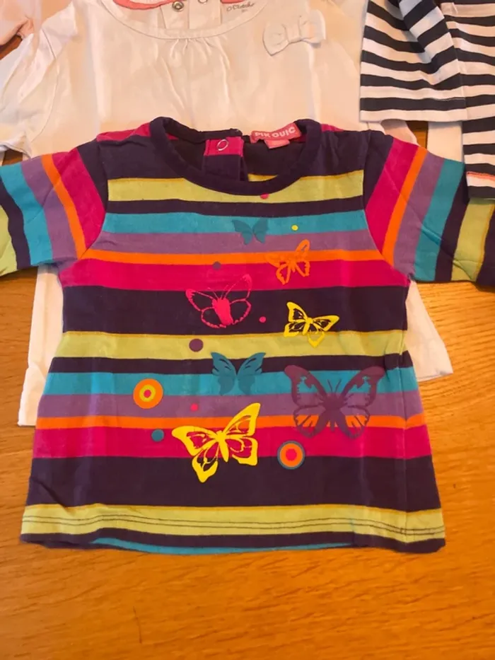 10 t-shirt manches longues fille 9 mois - photo numéro 9