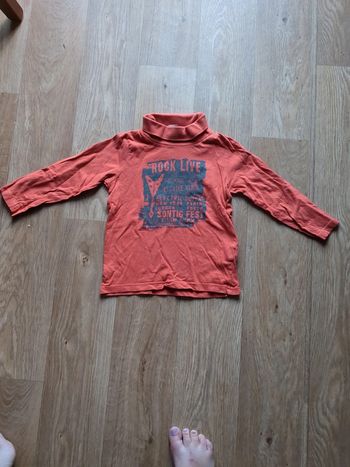 Pull col roulé