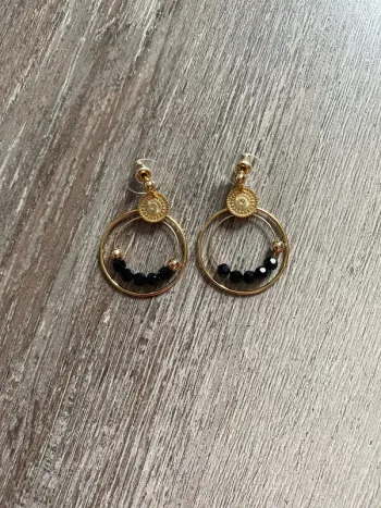 Boucles d’oreilles noires