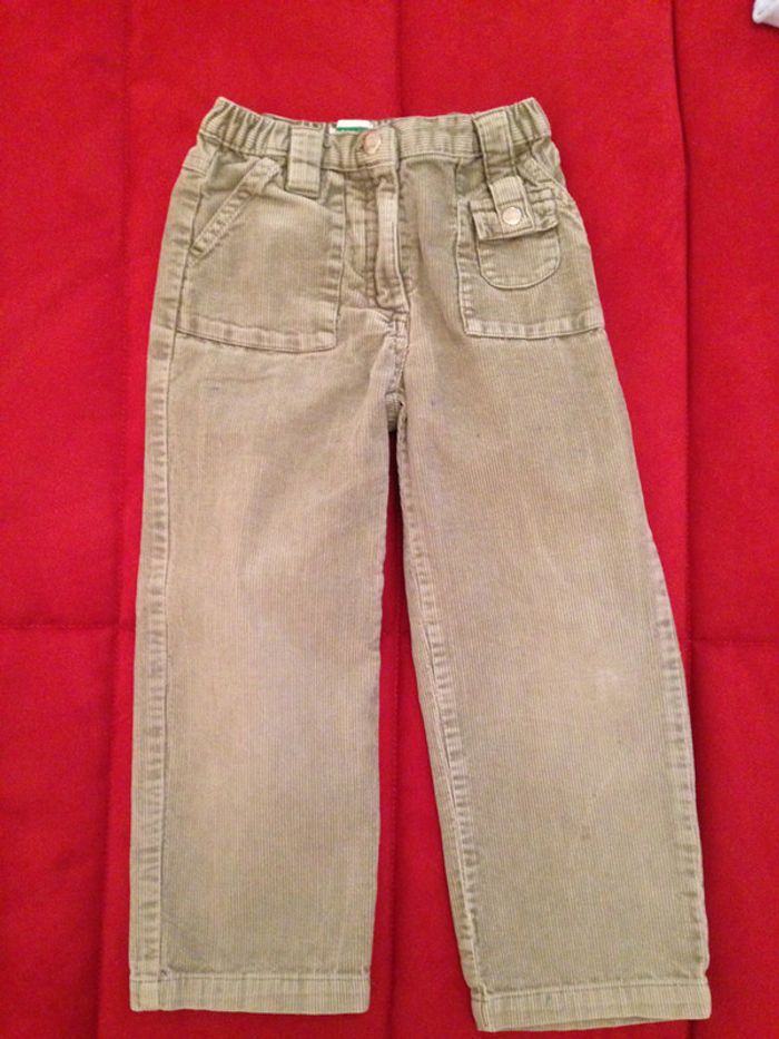 Pantalon en velours côtelé Beige