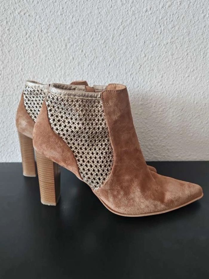 Bottines Les Fées de Bengale – Tout cuir – Taille 40 - photo numéro 2