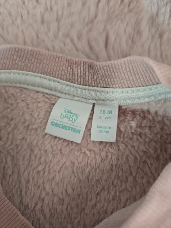 Joli pull Disney Marie, tout doux bébé fille – taille 18 mois - photo numéro 4