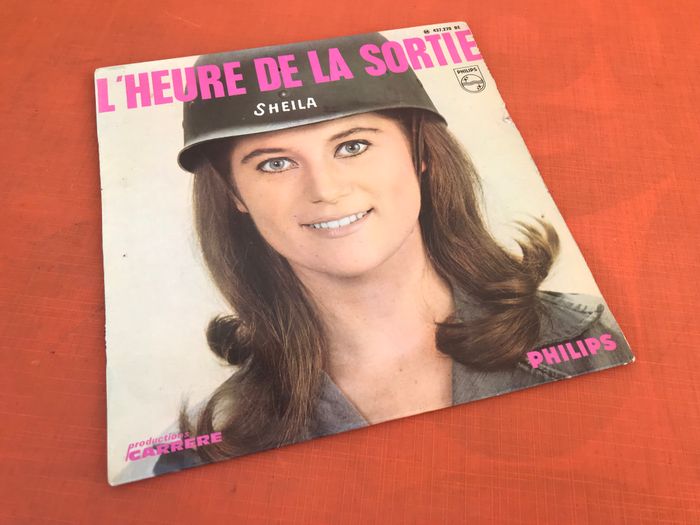 Vinyle 45 tours Sheila L' Heure de la sortie (1966) Philips 437.270 BE - photo numéro 2