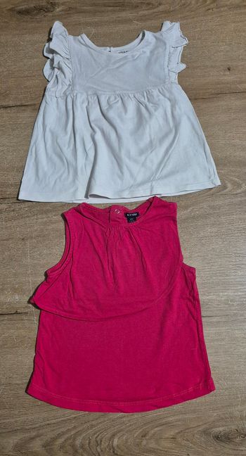 Lot t-shirts MC 18 mois 