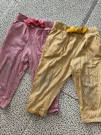 Deux pantalon fluide 23 mois