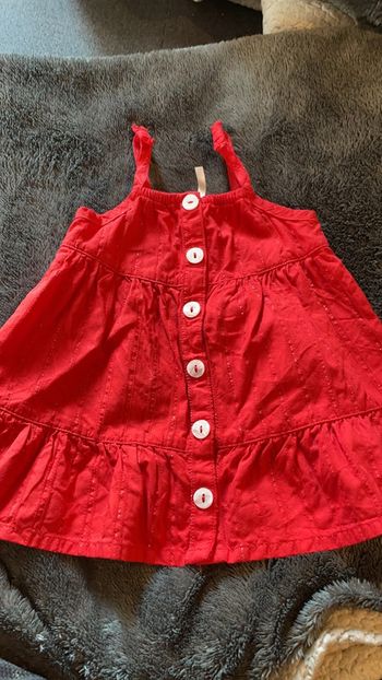 Robe rouge pailleté