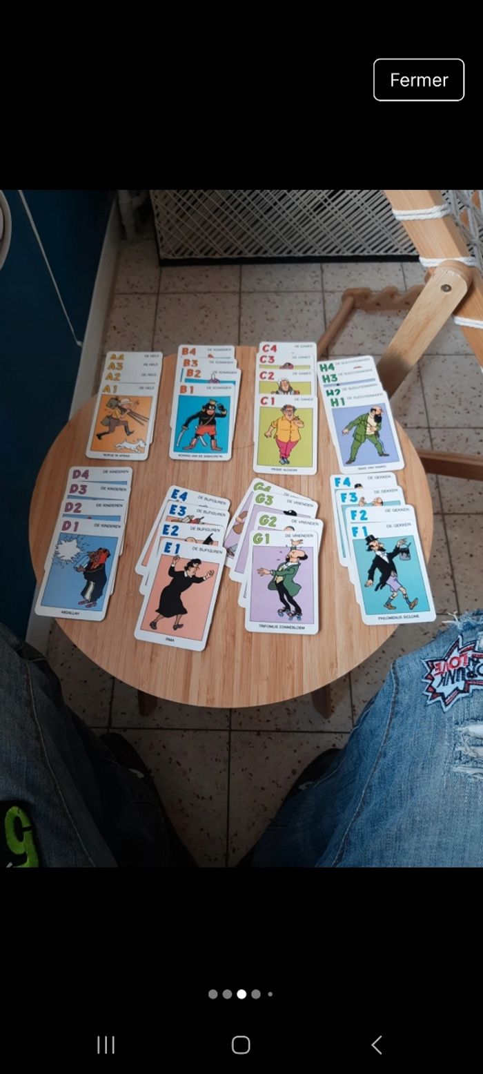 Jeux de carte tintin (collection) - photo numéro 3