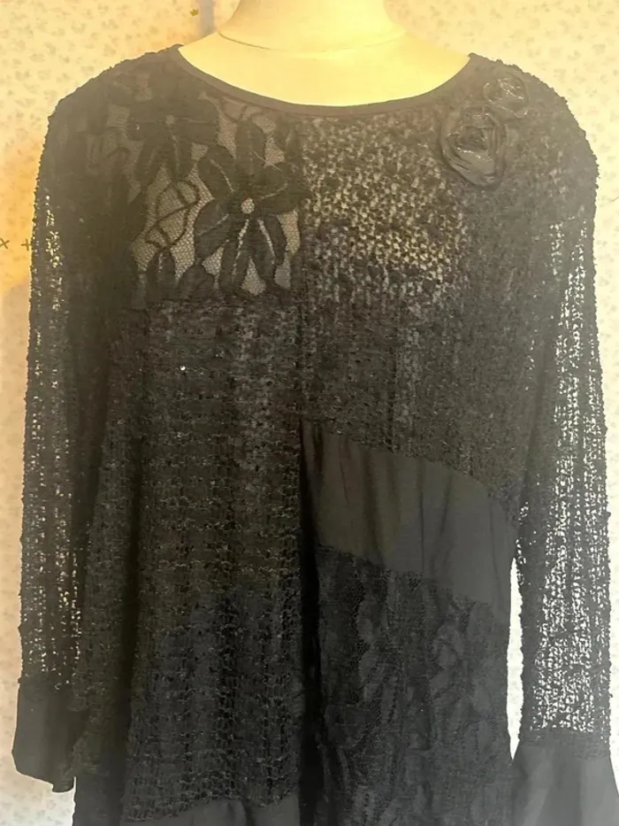 Blouse manche longue taille 44 marque purplerose neuf - photo numéro 2