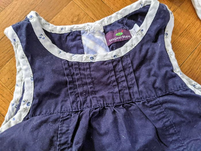 Ensemble chemisier robe Sergent major 6 mois - photo numéro 2