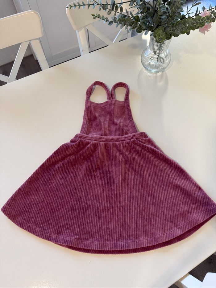Robe effet velours vieux rose Vertbaudet - photo numéro 5