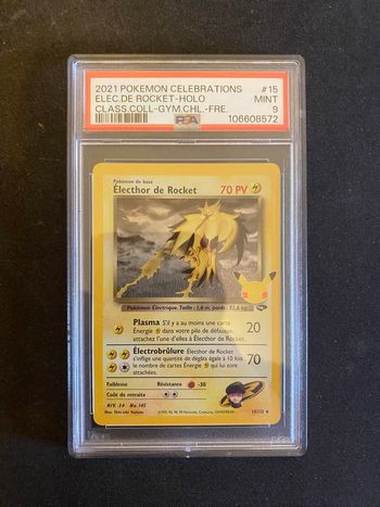 Carte Pokémon gradé