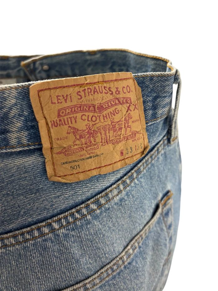 Jean vintage Levi’s 501 bleu – Taille 33/36 - photo numéro 6