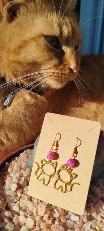 Boucles d'oreilles Miaou girl 🤩