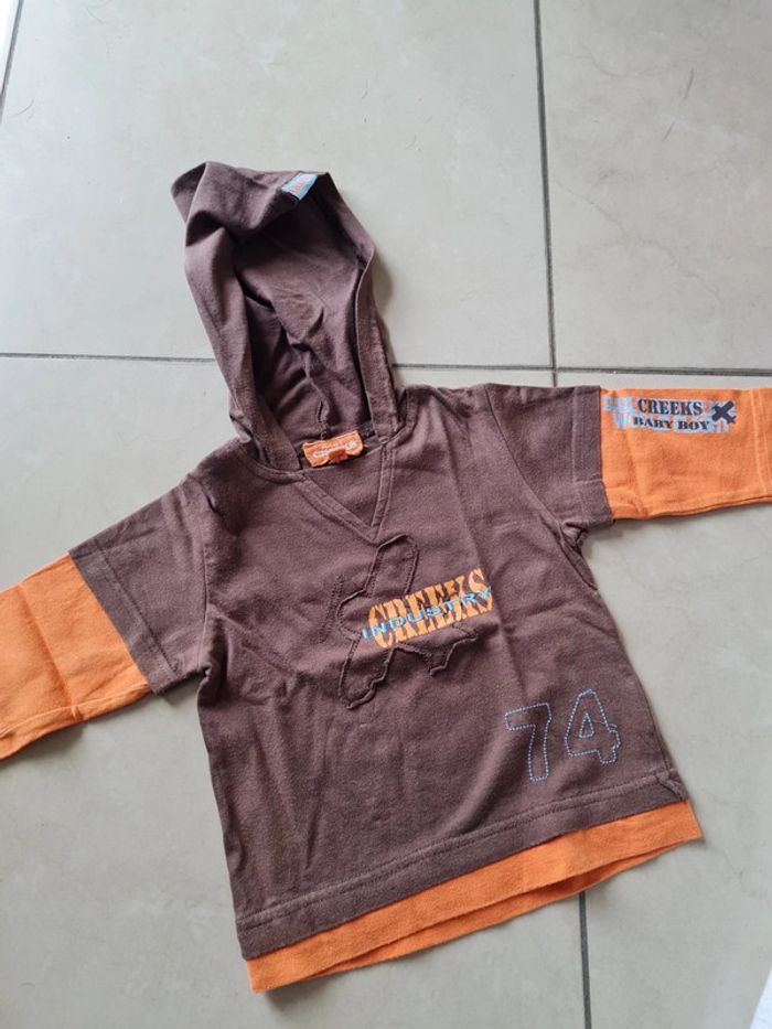 Tee shirt creeks 6mois