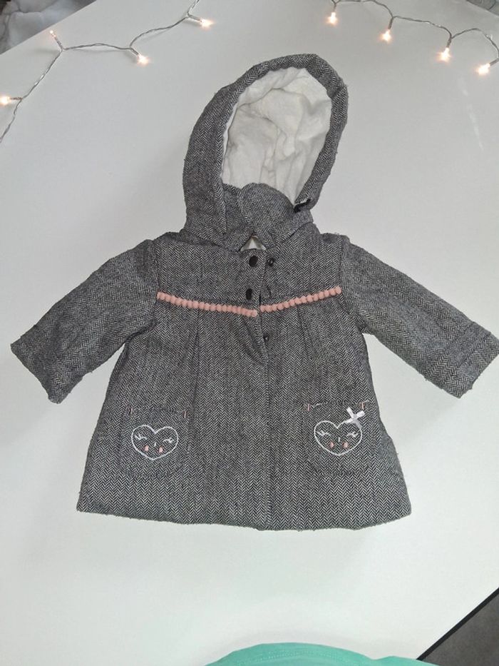 Blouson gris avec capuche chaud Orchestra - photo numéro 2