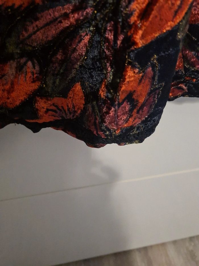 Veste vintage imprimée boutons dorés - photo numéro 4