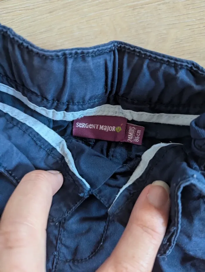 Short Sergent Major 24 mois Marine - photo numéro 2