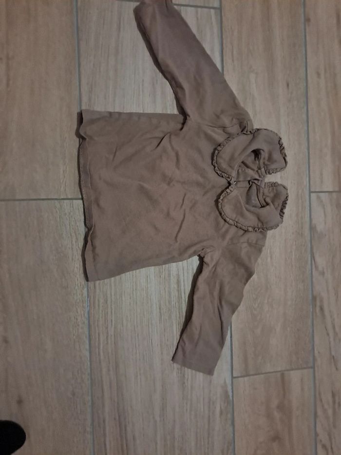 Haut manches longues camel 12 mois vertbaudet - photo numéro 3