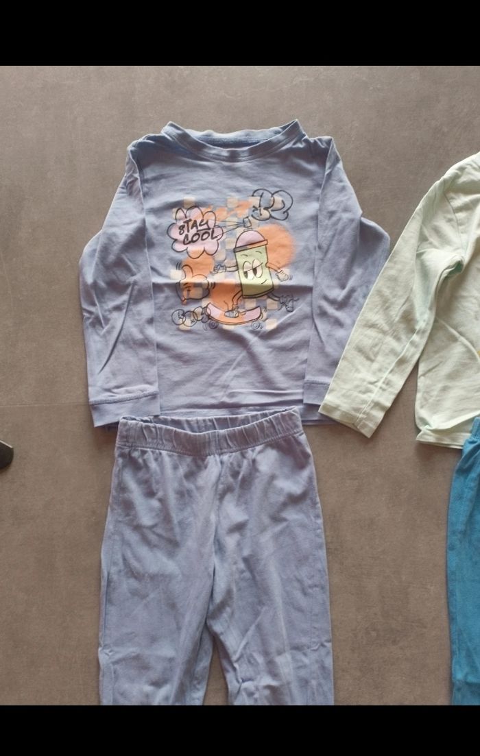Lot pyjamas 6 ans Tissaia et In extenso, Parfait état - photo numéro 2