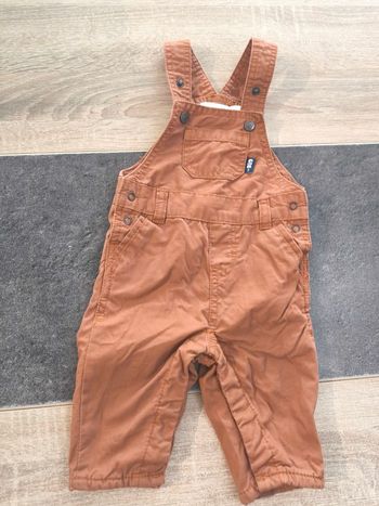 Salopette doublée garçon 3 mois Orchestra