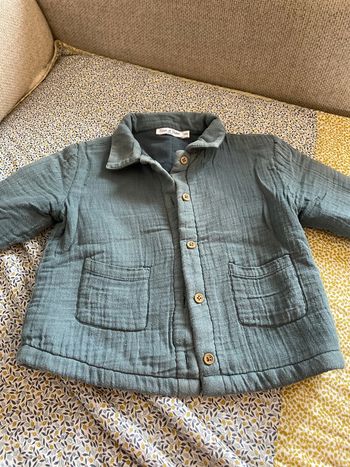 Veste gaz de coton Éden et Victor 12 mois