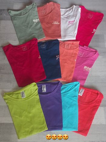 Lots tee shirts.