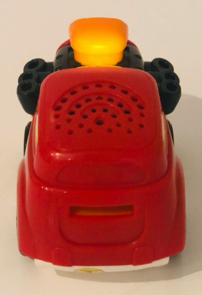 Vtech Tut Tut Bolides Marvin super tuning rouge atelier réparations voiture de course interactive copains animo super circuit maxi garage pompier gare police avion moto train hélico rare lot SOP77 - photo numéro 5