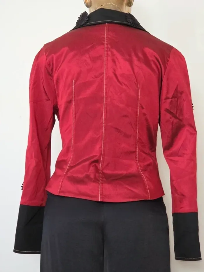 Blazer bordeaux Kristina Popovitch - photo numéro 8