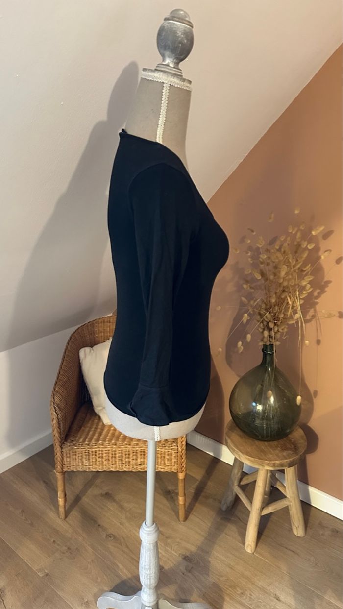 💜 Haut noir manche évasé Jennyfer taille Xs 💜 - photo numéro 7