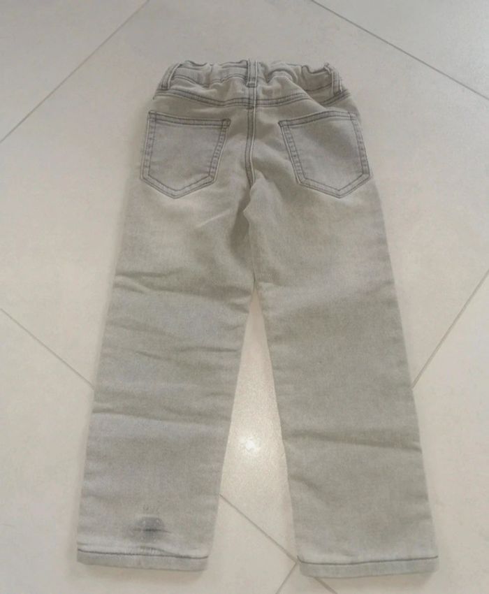 Pantalon jean gris garçon 4 ans - photo numéro 2