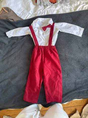 Tenue festive SHEIN 100% coton 12/18 mois
