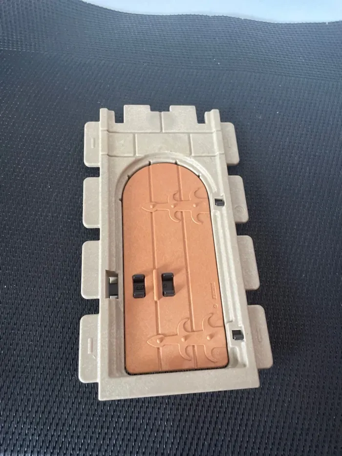 Playmobil mur parois avec porte et loquet château 3666 3667 3859 7144 3914 9989 3274 3351. - photo numéro 5