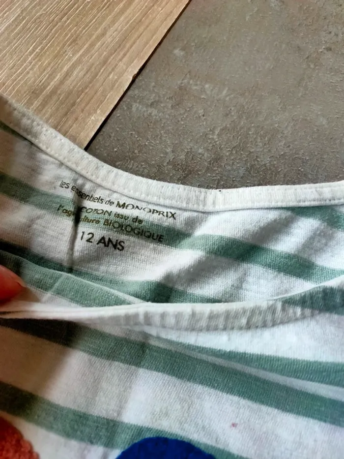Tee-shirt Monoprix 12 ans - photo numéro 3