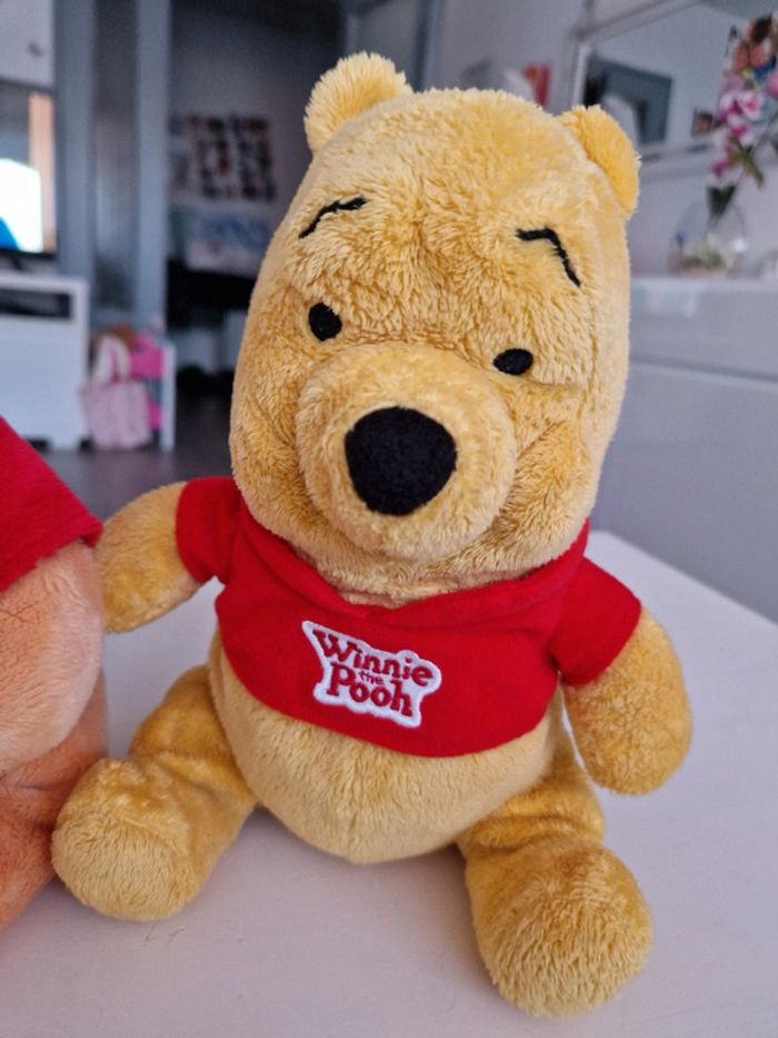 Lot de 2 peluches Winnie l'ourson - photo numéro 2