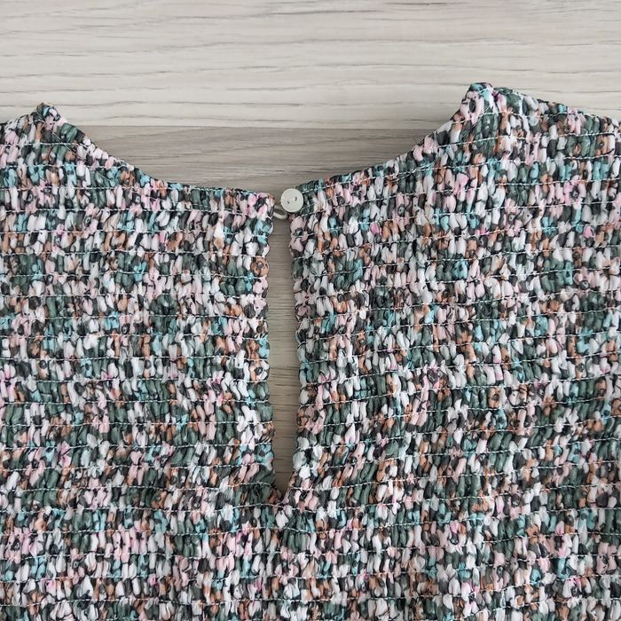 Robe longueur au genoux imprimée à manches longues C&A taille 36 - photo numéro 8