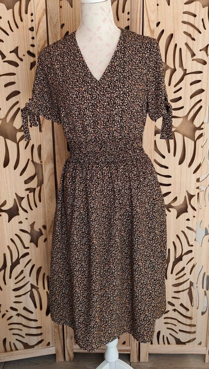 Robe imprimée fleurie T 36 Vila - photo numéro 7