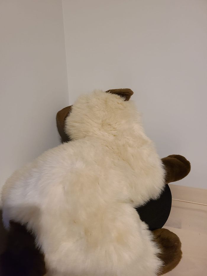 Peluche vintage des années 90 chat siamois créations douces pour le Commonwealth Toys R Us • Kitty - photo numéro 3