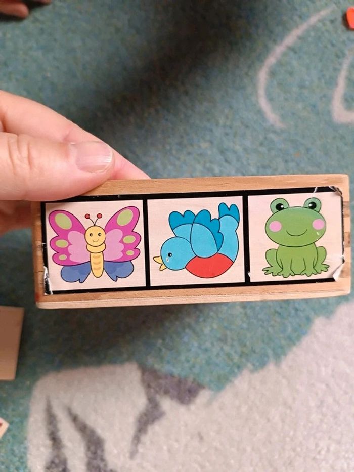 Boite de 5 puzzles animaux