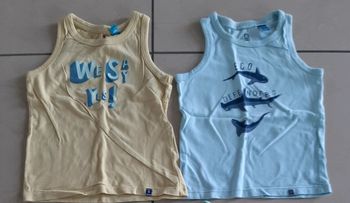 Lot de 2 tee shirts manches courtes 3 ans
