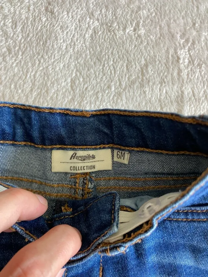 Jeans bleu 6 mois - photo numéro 2