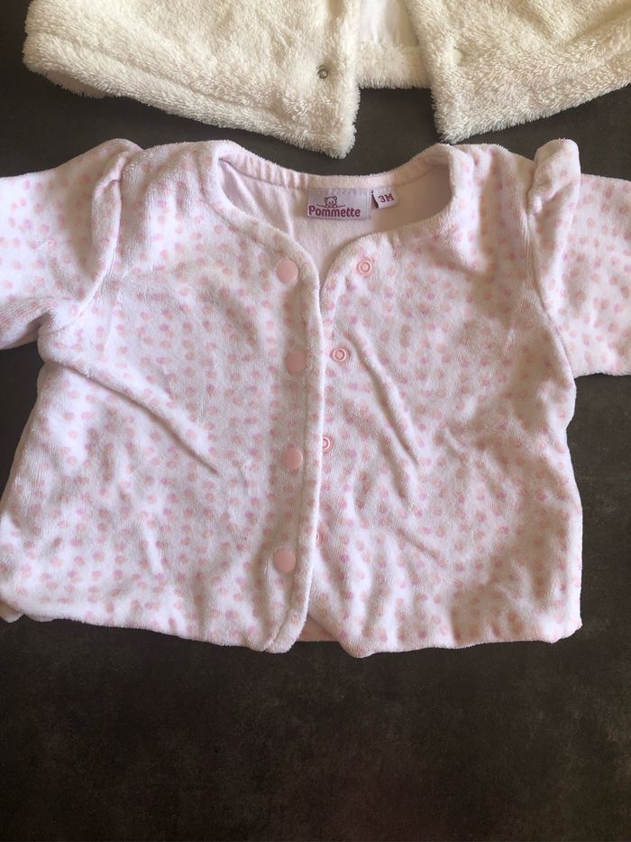 Gilet tout doux 3 mois fille - photo numéro 4