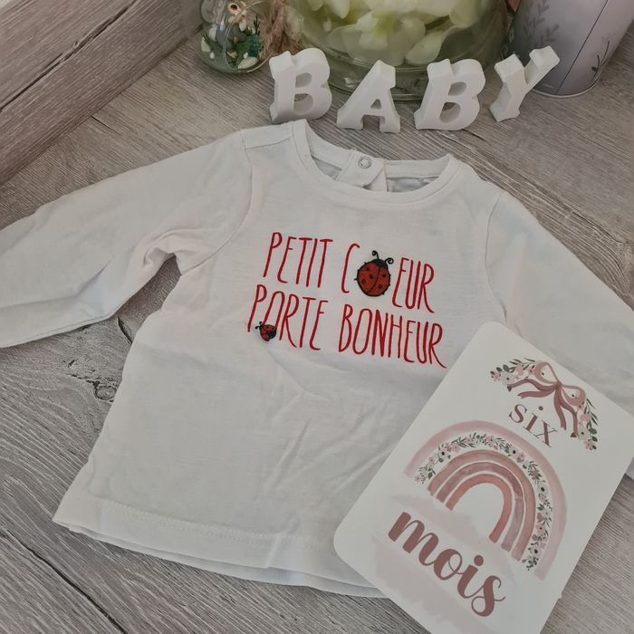 T-shirt manches longues 6 mois Orchestra - photo numéro 2