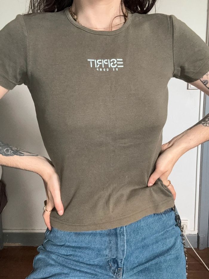 T shirt coton vintage esprit - photo numéro 2