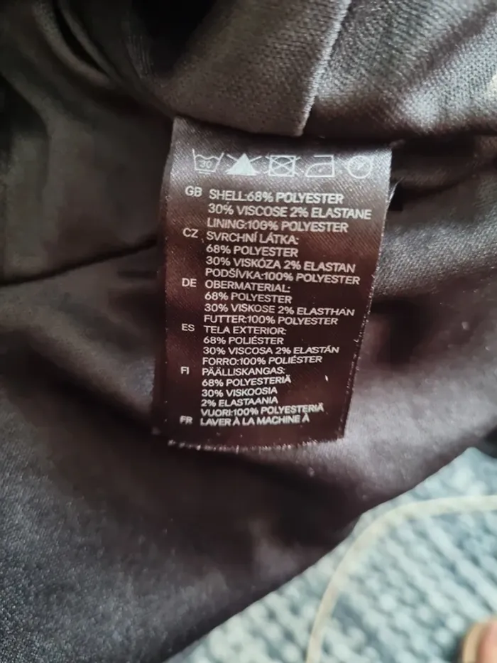 Veste de tailleur H&M noire taille 40 - photo numéro 7