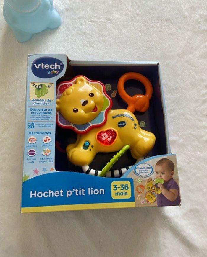 Hochet P'tit Lion VTech (3-36 mois) - Éveil et Amusement Garantis ! - photo numéro 2