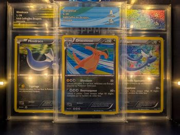 Lot de cartes D&B Coffre des Dragons Minidraco, Draco et Dracolosse Pokémon Gradée A Collectaura 