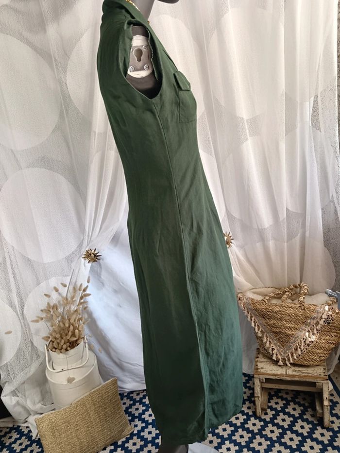 Tara Jarmon | Robe printanière verte | t. 36 - photo numéro 4